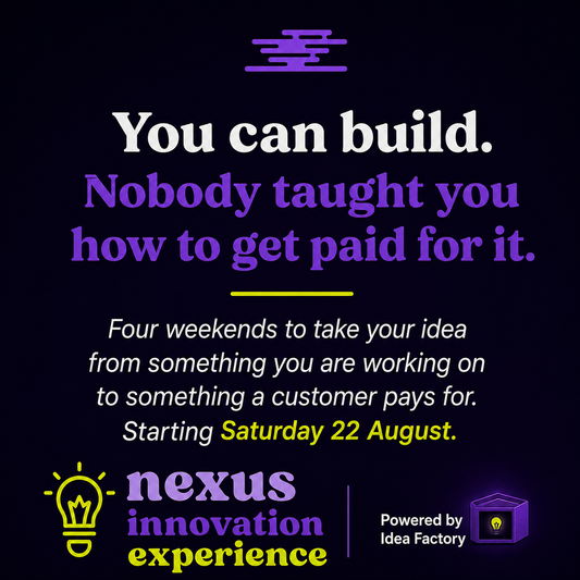 Nexus Innovation Experience — Go From Idea to Customer (Workshop Enrollment Page)