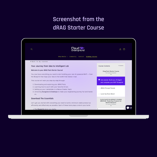 Sovereign AI Starter Kit (Includes dRAG Pack + MVP Blueprint)