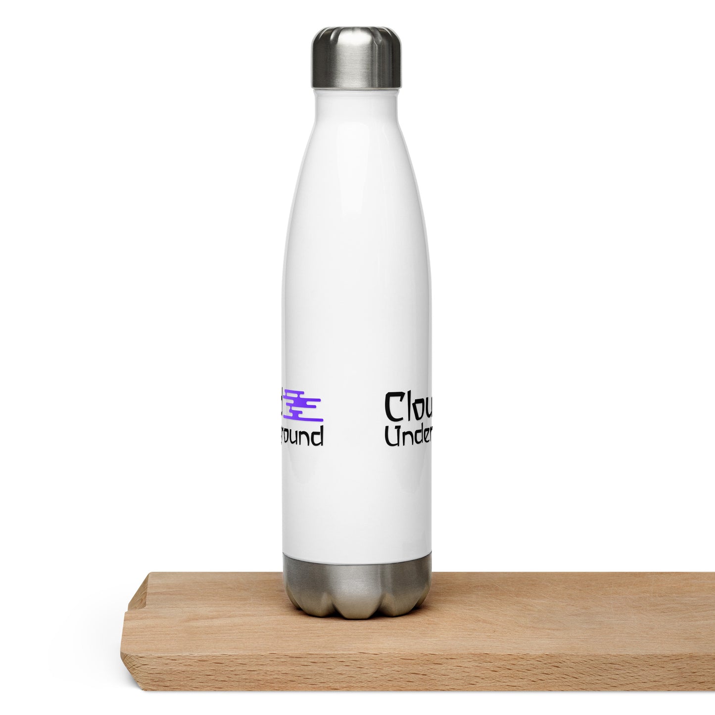 Cloud Underground stainless steel water bottle
