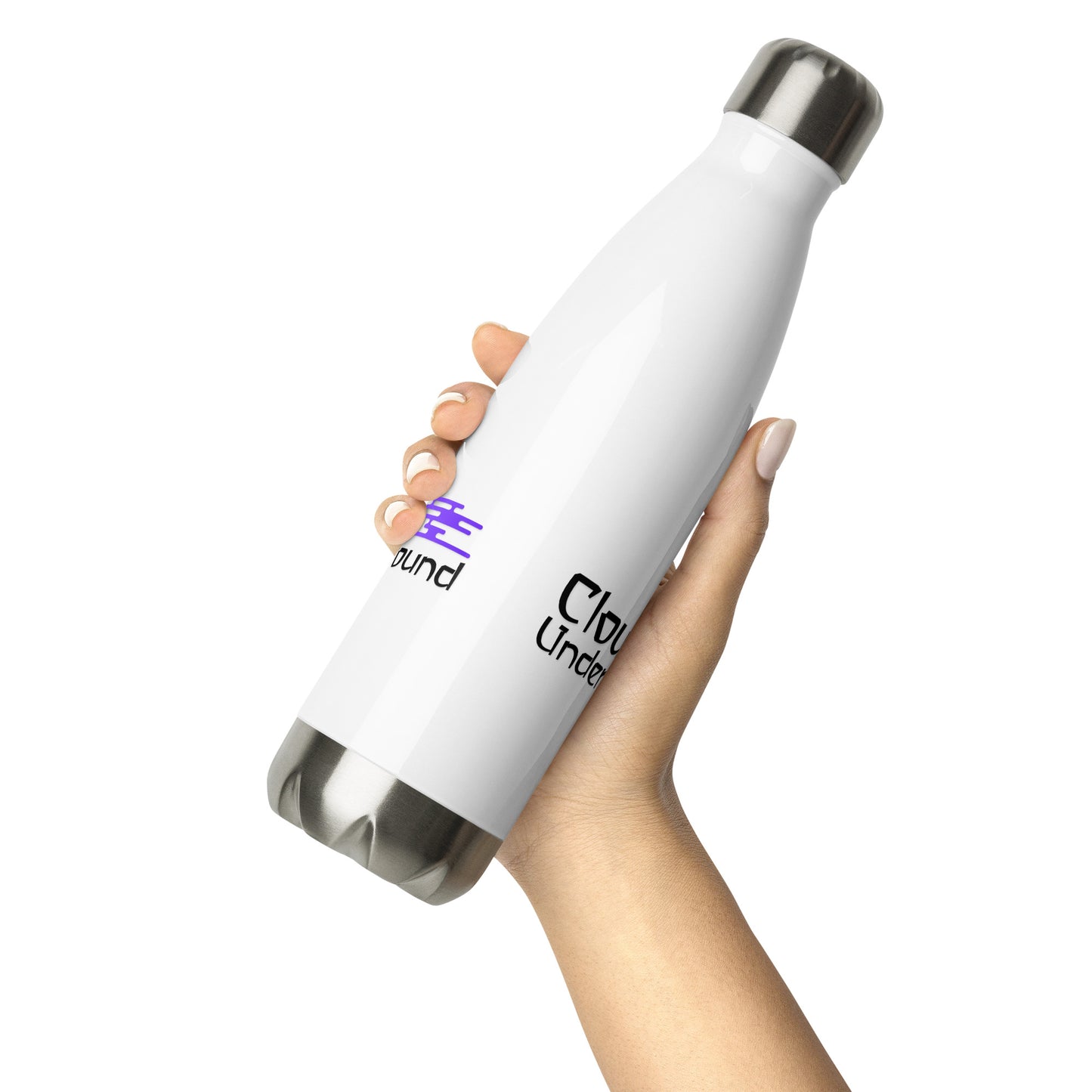 Cloud Underground stainless steel water bottle