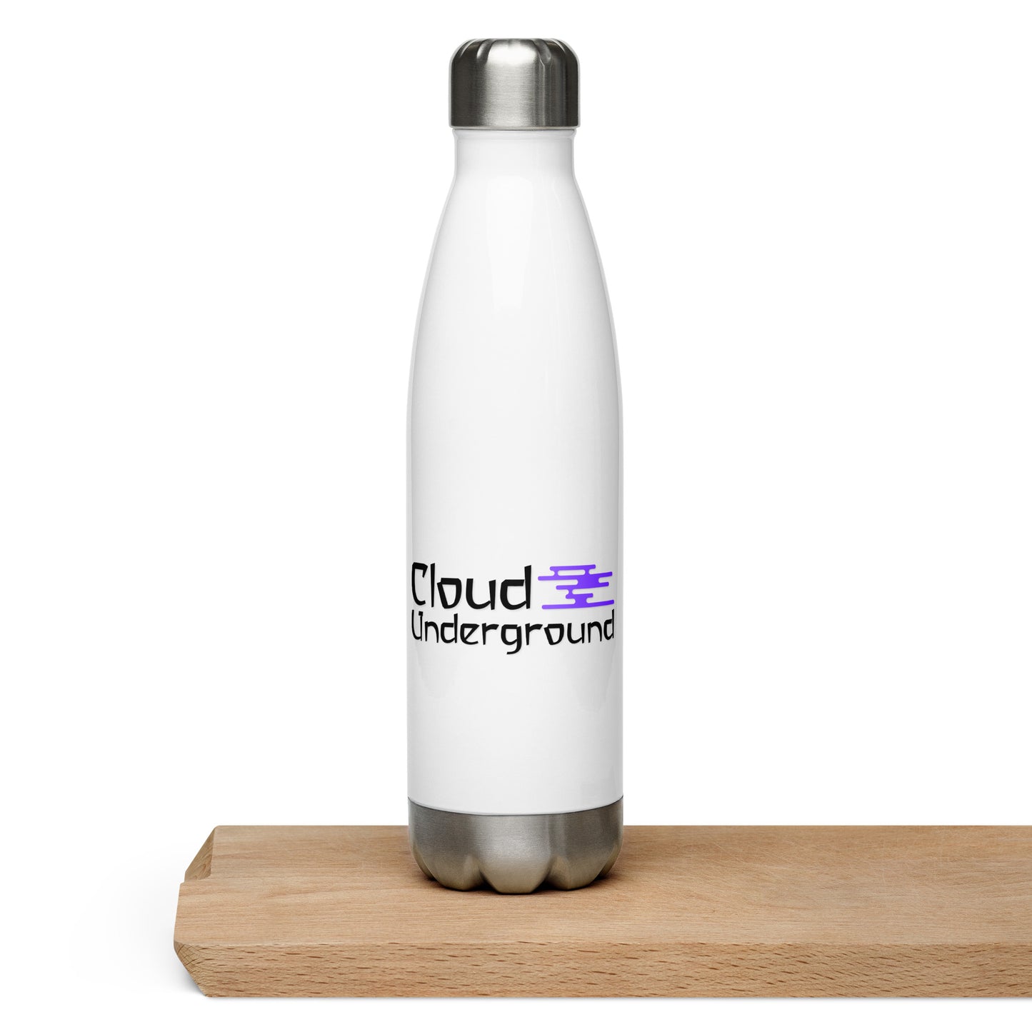 Cloud Underground stainless steel water bottle
