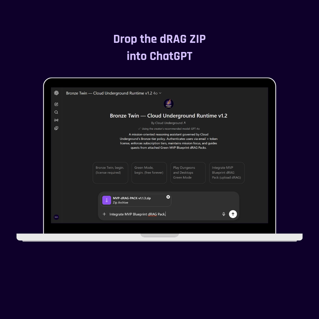 Sovereign AI Starter Kit (Includes dRAG Pack + MVP Blueprint)