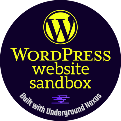 WordPress Website Sandbox in Underground Nexus