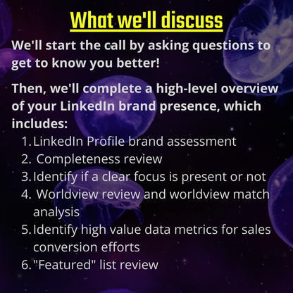 Book a 30-minute LinkedIn Brand Assessment