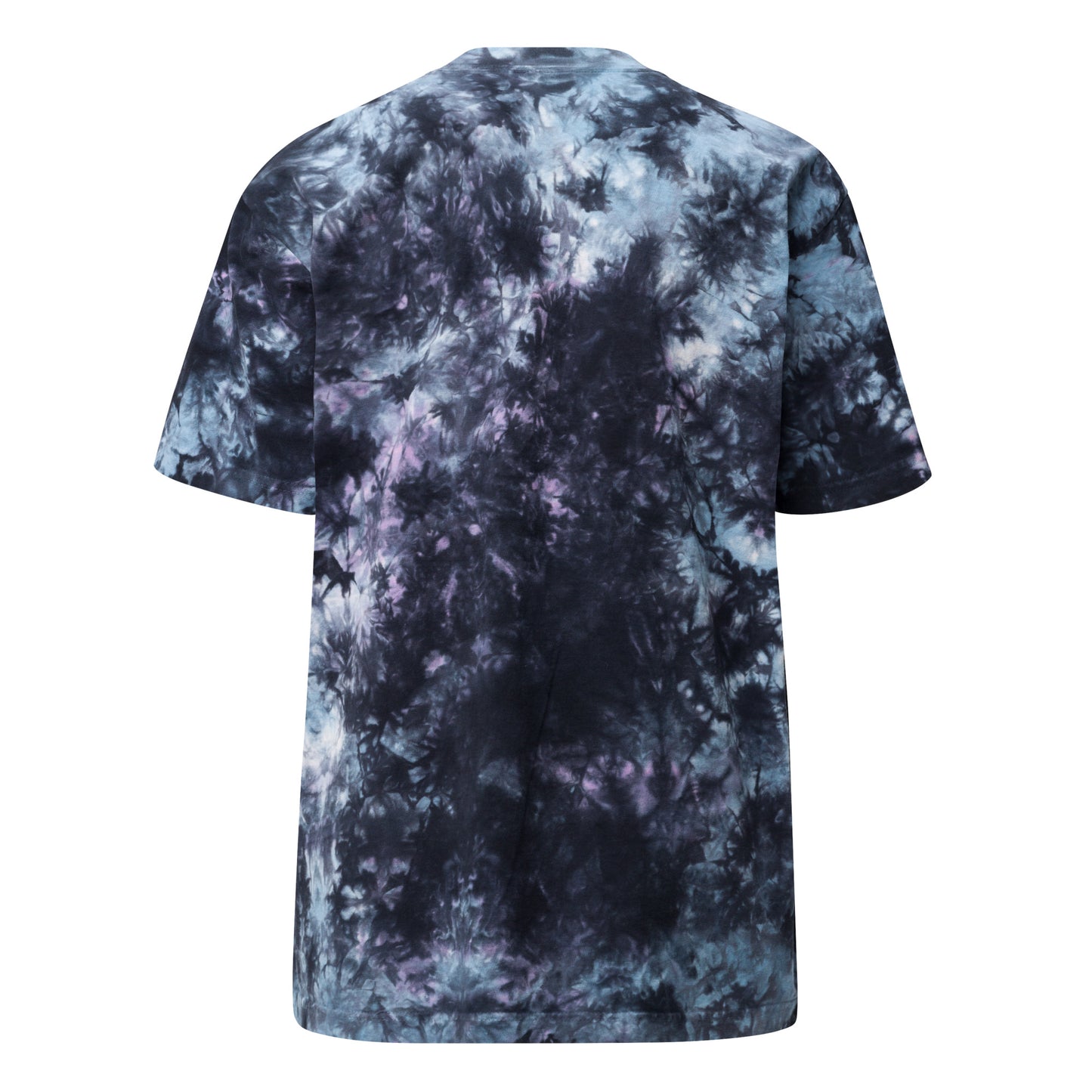 Cloud Underground embroidered logo oversized tie-dye adult unisex t-shirt